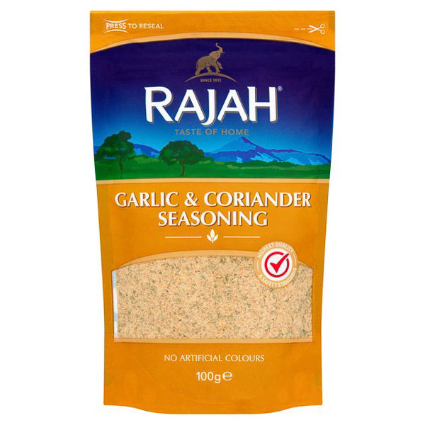 Rajah Garlic & Coriander Seasoning from Everfresh, your African supermarket in Milton Keynes
