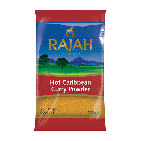 Rajah Hot Caribbean Curry Powder Everfresh Butchers