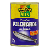 Tropical Sun Pilchards in Brine from Everfresh, your African supermarket in Milton Keynes