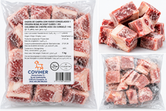 Frozen Bone-In Goat Meat Cubes – 1kg