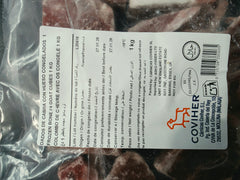 Frozen Bone-In Goat Meat Cubes – 1kg