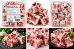 Frozen Bone-In Goat Meat Cubes – 1kg