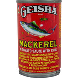Geisha Mackerel - Tomato & Chilli from Everfresh, your African supermarket in Milton Keynes