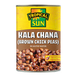 Tropical Sun Kala Chana Brown Chickpease (Canned) from Everfresh, your African supermarket in Milton Keynes