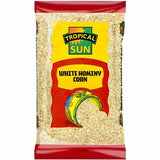 Tropical Sun White Hominy Corn from Everfresh, your African supermarket in Milton Keynes